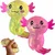 SENZORNI AXOLOTL antistresni MEHKI roza AXOLOTL