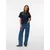 VERO MODA Majica VMSARA METTE mornarska/bela