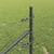 vidaXL Ograja v obliki hexagona Siva 1x10 m Jeklo