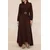 Trendyol Modest Ženska haljina Tctss26Eb00007, Smeđa