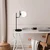 Opviq Stona lampa, Crna
