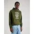 JACK & JONES Majica JJVICTO oliva/bela