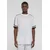 Mens Oversized Striped Mesh Tee T-Shirt - white/black