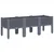 Vrtna sadilica s nogama plava siva 120 x 40 x 42 cm PP