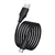Hoco USB-A na USB-C kabel Hoco 3A, silikonski, 1 m, X124, črn