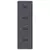 Kabinet za datoteke s ladicama 2 pcs Antracit 44 x 50 x 139 cm