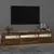TV ormarić s LED svjetlima boja dimljenog hrasta 195x35x40 cm