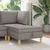 Vidaxl Pouf s shrambnim prostorom Taupe Blago