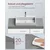 Songmics Kopalniška omarica 30x70x64 cm Bela