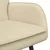 Vidaxl Kavč za 2 osebi Krem 115 x 61 x 87 cm Blago