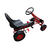 Crveni Go kart s podesivim sjedalom pedalama