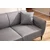 Atelier del Sofa Dvosed Belissimo 180x67x95cm Sivi