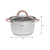KINGHoff Kinghoff jekleni lonci 12 kosov Rosegold KH1765