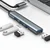 Qoltec Hub adapter USB-C 3.1 4v1 | USB 3.0 | 3x USB 2.0