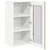 Zidni stakleni ormarić 2 pcs Umjetnički hrast 40 x 31 x 80 cm