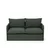 Atelier del Sofa Dvosed na razvlačenje Saga, 128 x 70 x 66 cm, Zeleni