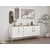 Hanah Home Konzola Mitra Mirror, 180x80x45 cm, Bela