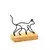 Atelier Del Sofa Dekorativna figura Meow, 17x8x17 cm, Crna