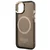 Guess Maska za iPhone 14 Plus Gold Outline Translucent Black MagSafe