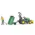 Bruder John Deere traktor kosilica sa vrtlarom i prikolicom