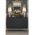 Hanah Home komoda Ayshe 120, 120 cm, antracit / zlatna