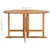 Sklopivi vrtni blagovaonski stol 110 x 110 x 75 cm od tikovine