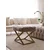 Atelier del Sofa Tabure 50x42x40cm, Braon-Zlatno