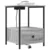Noćni ormar 2 pcs Siva Sonoma 42 x 41 x 56 cm Konstruirano drvo
