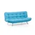 Atelier del Sofa Trosed na razvlačenje Misa 200x95x105cm Tirkizni
