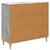 Kreveta Betonska siva 89 x 34,5 x 80 cm Konstruirano drvo