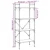 Regal za knjige 4 razine boja hrasta 56x31,5x138,5 cm drveni