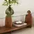 HANAH HOME TV polica Surf Chesnut Transparent