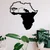 Wallity Zidna dekoracija African 1, 55x57 cm, 1.2mm, Crna