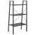 Samostojeća polica s 3 razine crna 56 x 35 x 108 cm