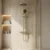 Komplet za prhanje Rea Lungo Stripe Brush Gold