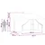 Vidaxl Vrtni gazebo s stranskimi stenami 4 x 3 m Rjava