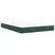 Vidaxl Box spring postelja z vzmetnico temno zelena 160x200 cm žamet