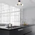 Opviq Luster Daisy 147 AV3, Metalni, Crni