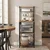 Songmics Kuhinjska polica 40x80x140 cm rjava