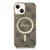 GUESS Maska za telefon iPhone 15 6.1, GUHMP15SH4STW, Magsafe, Braon