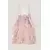 Monsoon Children Haljina za devojčice Cancan Swirl 3D, Belo-roze