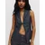 Pull&Bear Top temno modra