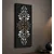 WallXpert zidna dekoracija MDF i pleksiglas KKMP-010, simetrični barokni ornament, 26 x 66 cm
