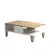 Wallity Klub sto Sumer O2040 90x35,6x54cm Hrast-Beli