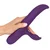 You2Toys - vibrator z gibljivim obročkom in nihajočo ročico za klitoris (vijoličen)