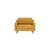 ATELIER DEL SOFA 1-Seat Sofa - fotelja Robin Loveseat Mustard Walnut