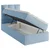 MID.YOU POSTELJA Z VZMETNICO 90 cm  x 200 cm , les, tekstil, leseni material modra