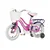 Bicikl Kids Visitor Best Friend 12 8 V-Brake Kontra 95-115cm (12) Roze Neon Uv Sjaj