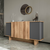 HANAH HOME Komoda Diana Anthracite Walnut