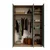 Hanah Home ormar Loren 1600-231, 135,8 cm, orah / zeleni